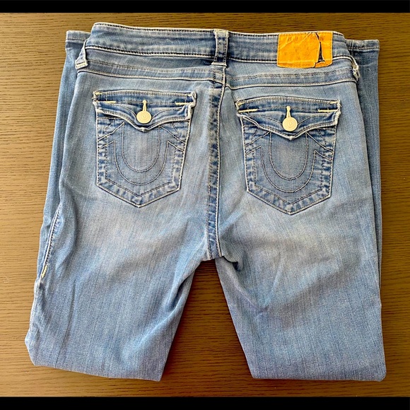 True Religion Curvy Skinny Jeans Flap Pocket 28 - Picture 2 of 14